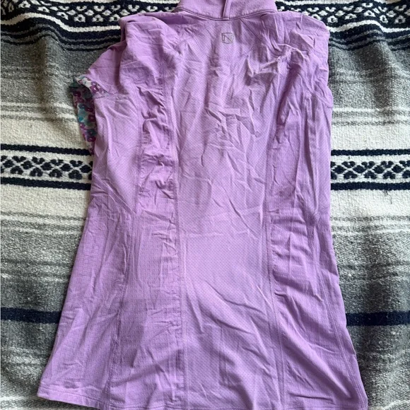 Noble Outfitters Purple Workout 1/4 Zip Top Size Small - Picture 2 of 4